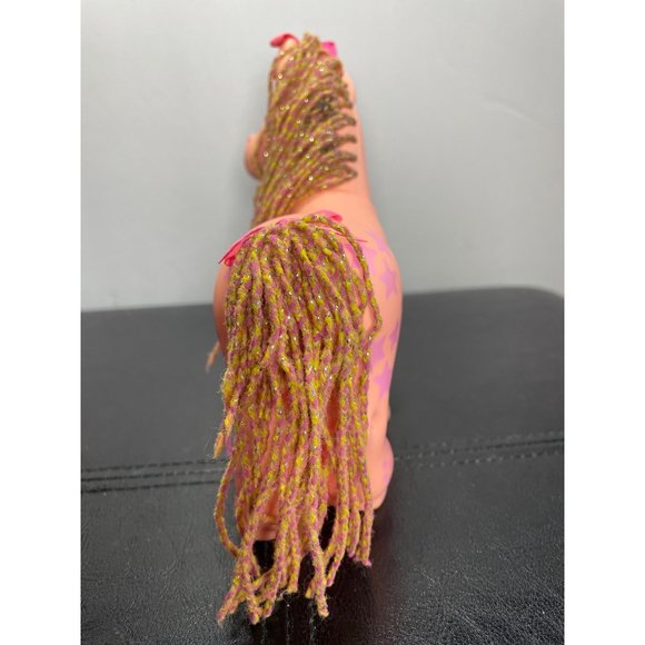 1992 Hasbro Cabbage Patch Kids Crimp N Curl Unicorn Pony Pink Stars 6.5” READ - Picture 5 of 11